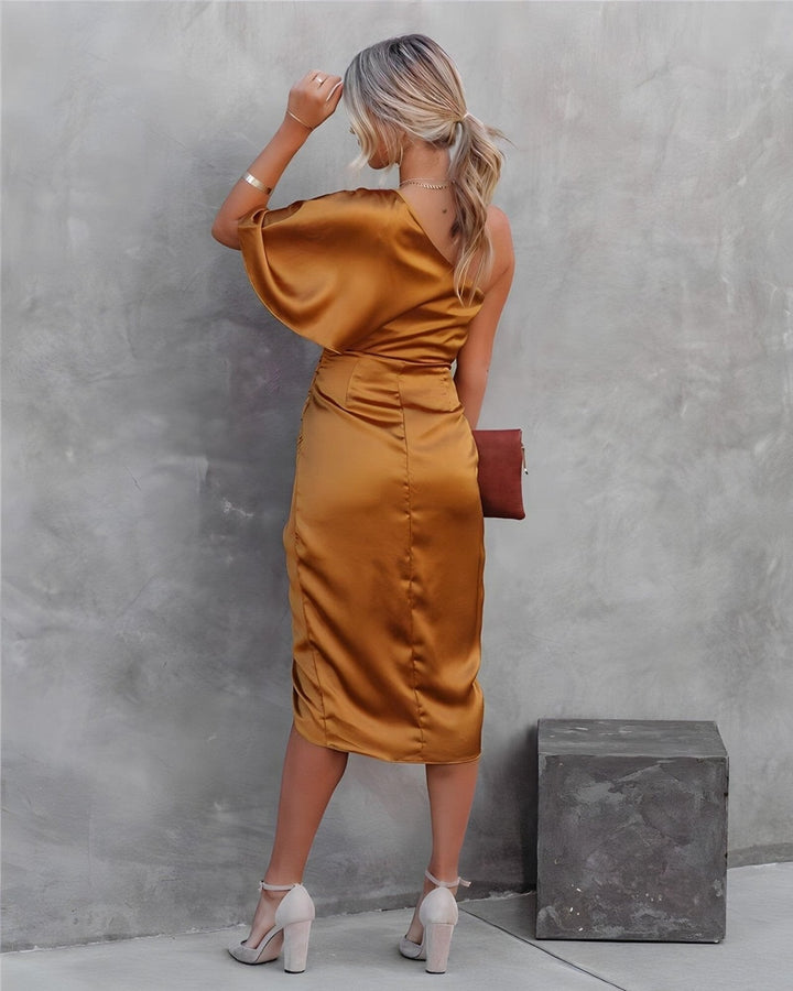 Dhalia | Robe Élégante Asymétrique