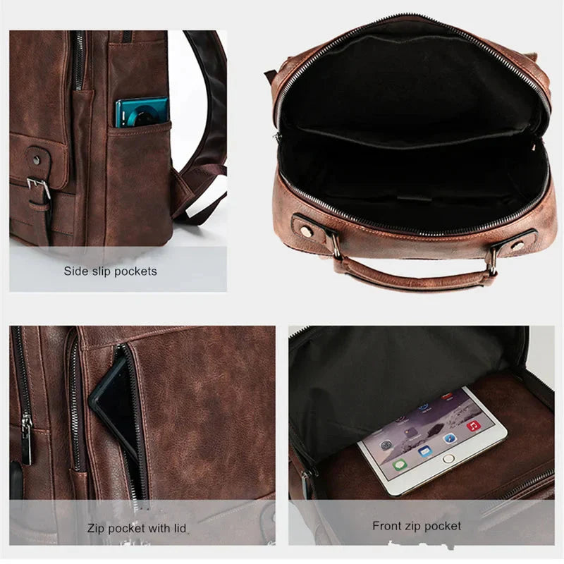 Sac à dos en cuir Londres