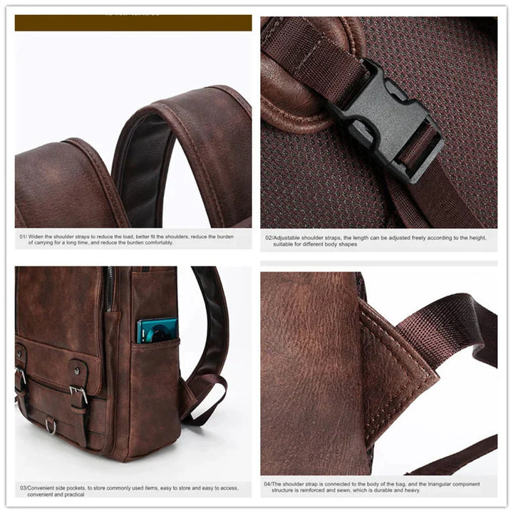 Sac à dos en cuir Londres