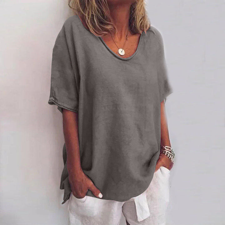 Camille | Blouse Oversize à Col V
