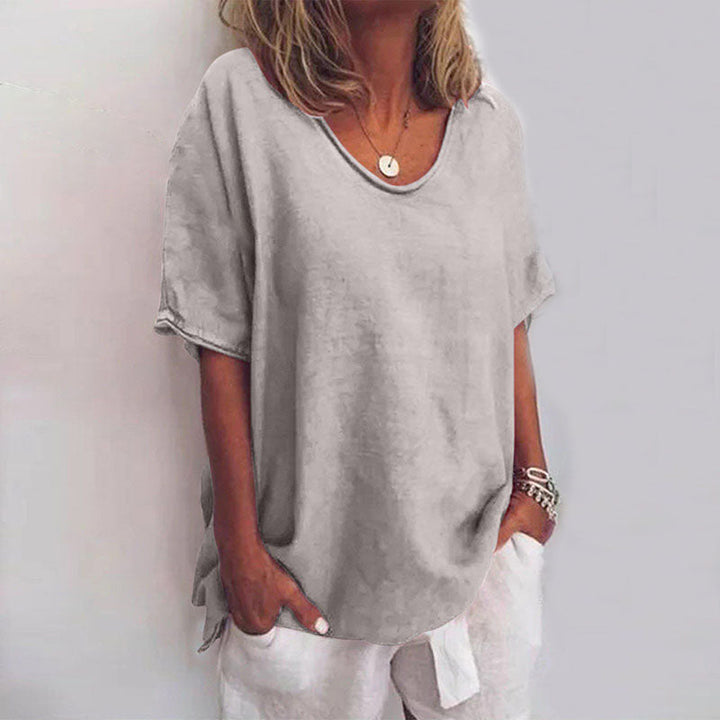 Camille | Blouse Oversize à Col V