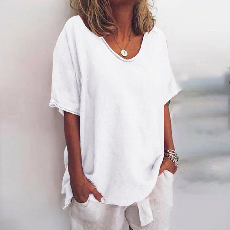 Camille | Blouse Oversize à Col V