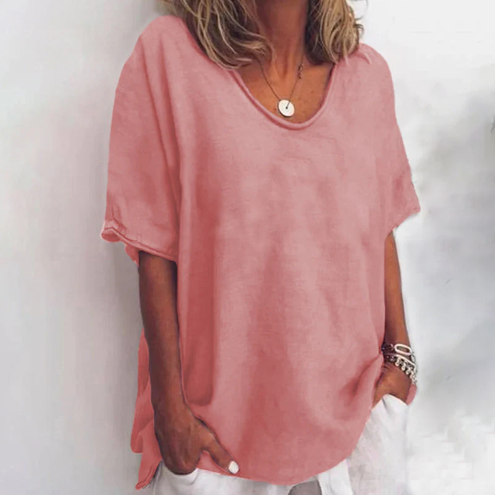 Camille | Blouse Oversize à Col V
