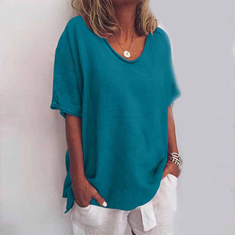 Camille | Blouse Oversize à Col V