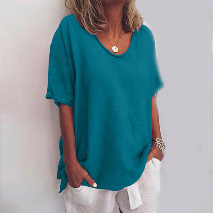 Camille | Blouse Oversize à Col V
