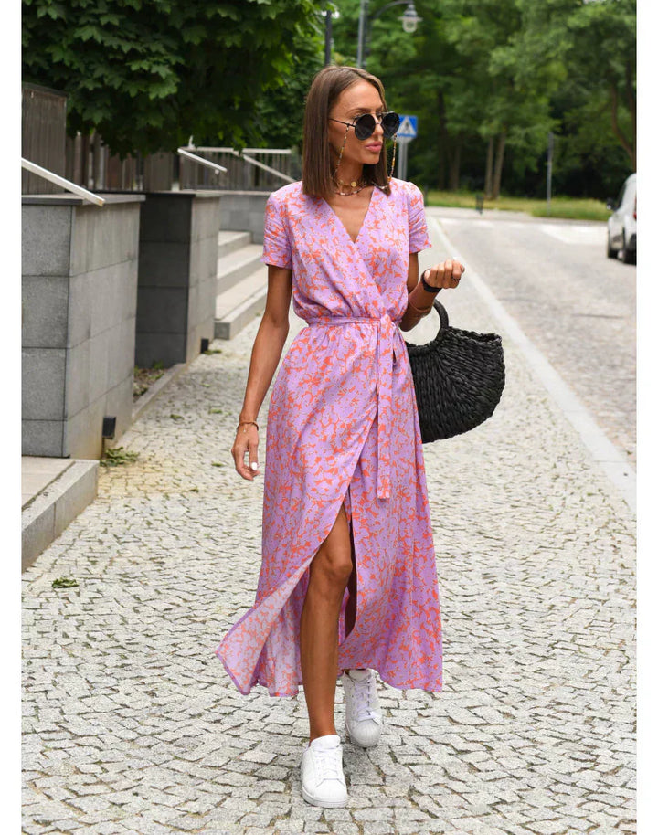 Suzanne - Robe élégante avec décolleté en V