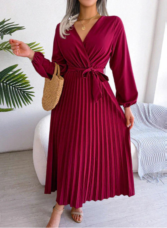 Naomi | Robe Plissée Festive