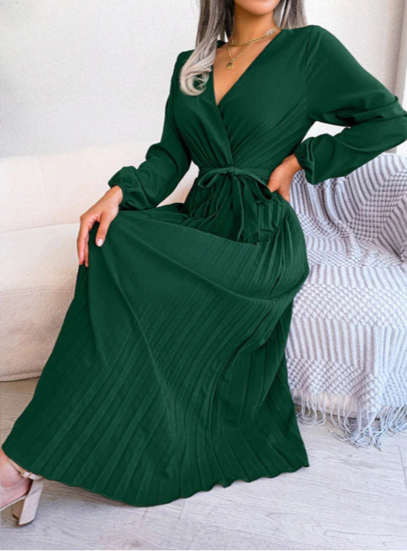 Naomi | Robe Plissée Festive
