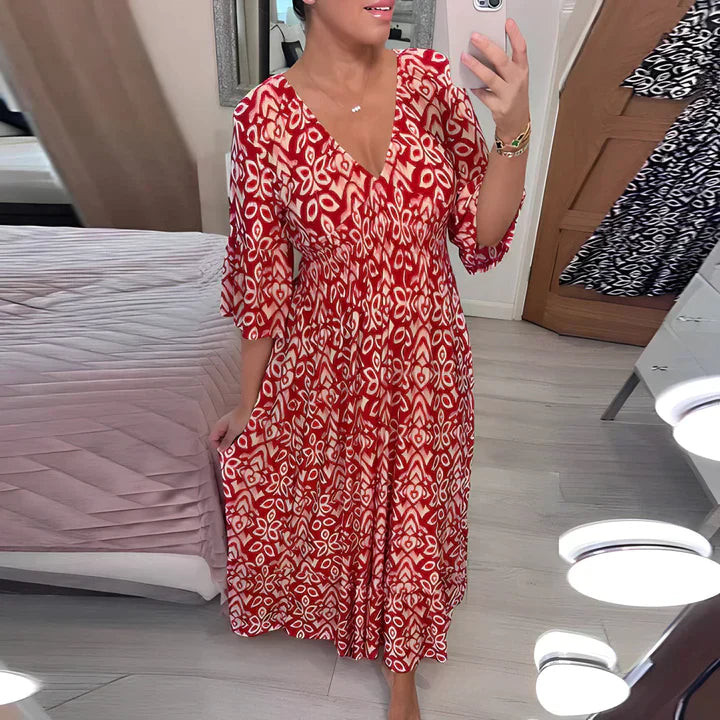 Frieda | Robe d'été légère avec décolleté en V