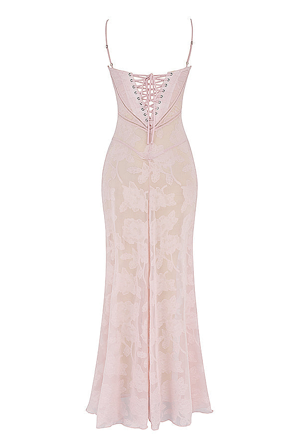 Paulette - Robe longue corset