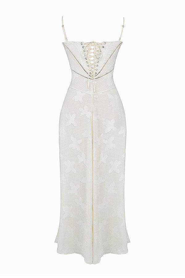 Paulette - Robe longue corset
