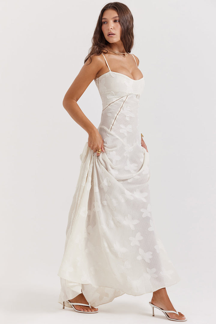Paulette - Robe longue corset