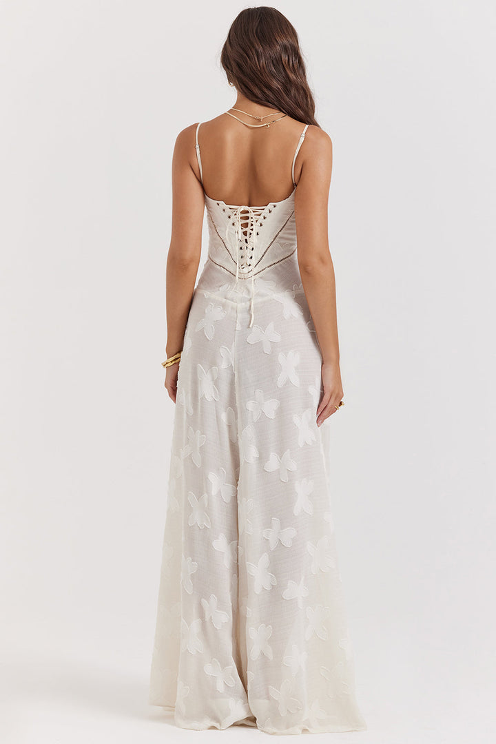Paulette - Robe longue corset