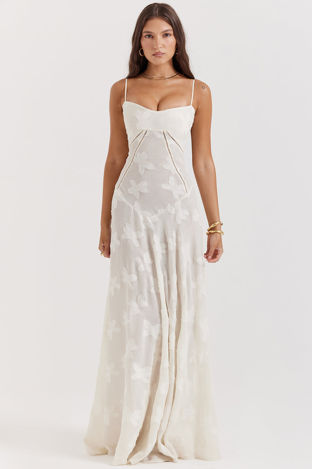 Paulette - Robe longue corset