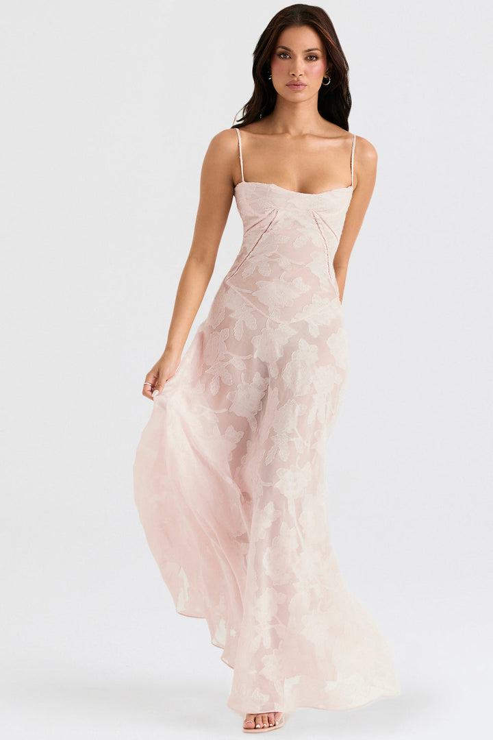 Paulette - Robe longue corset