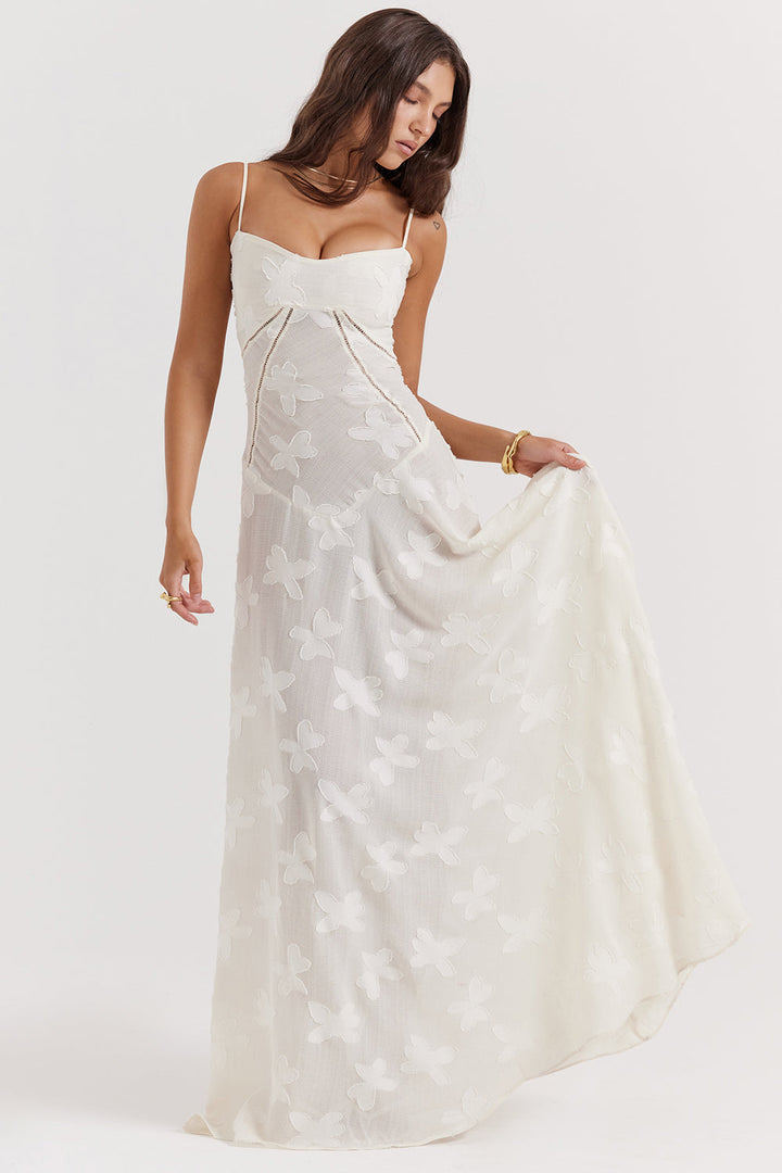 Paulette - Robe longue corset