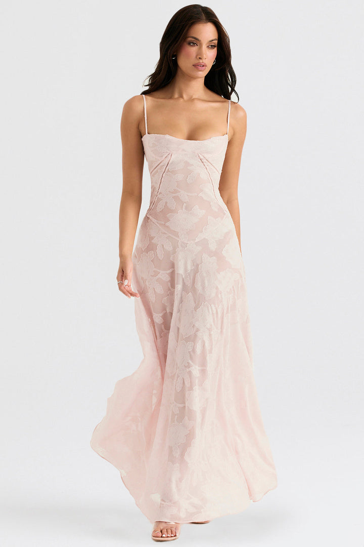 Paulette - Robe longue corset