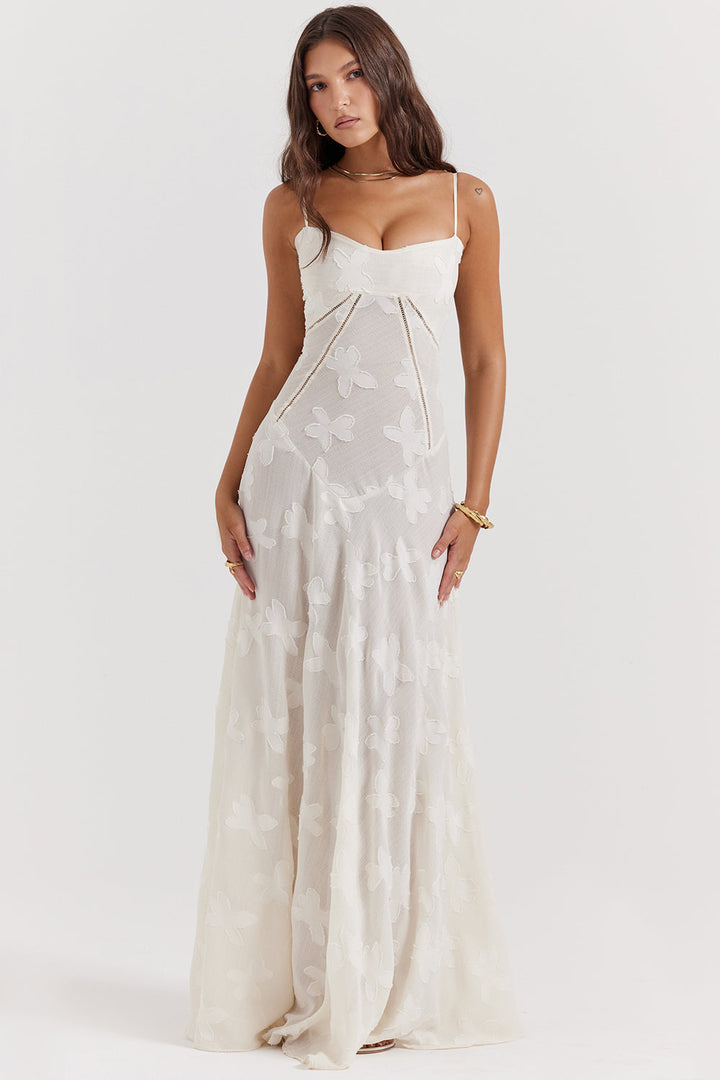 Paulette - Robe longue corset