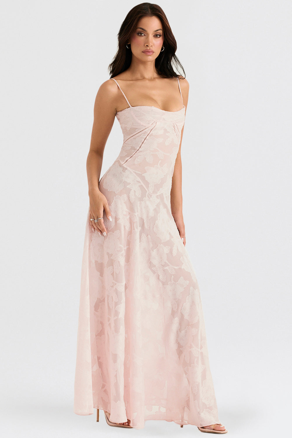 Paulette - Robe longue corset