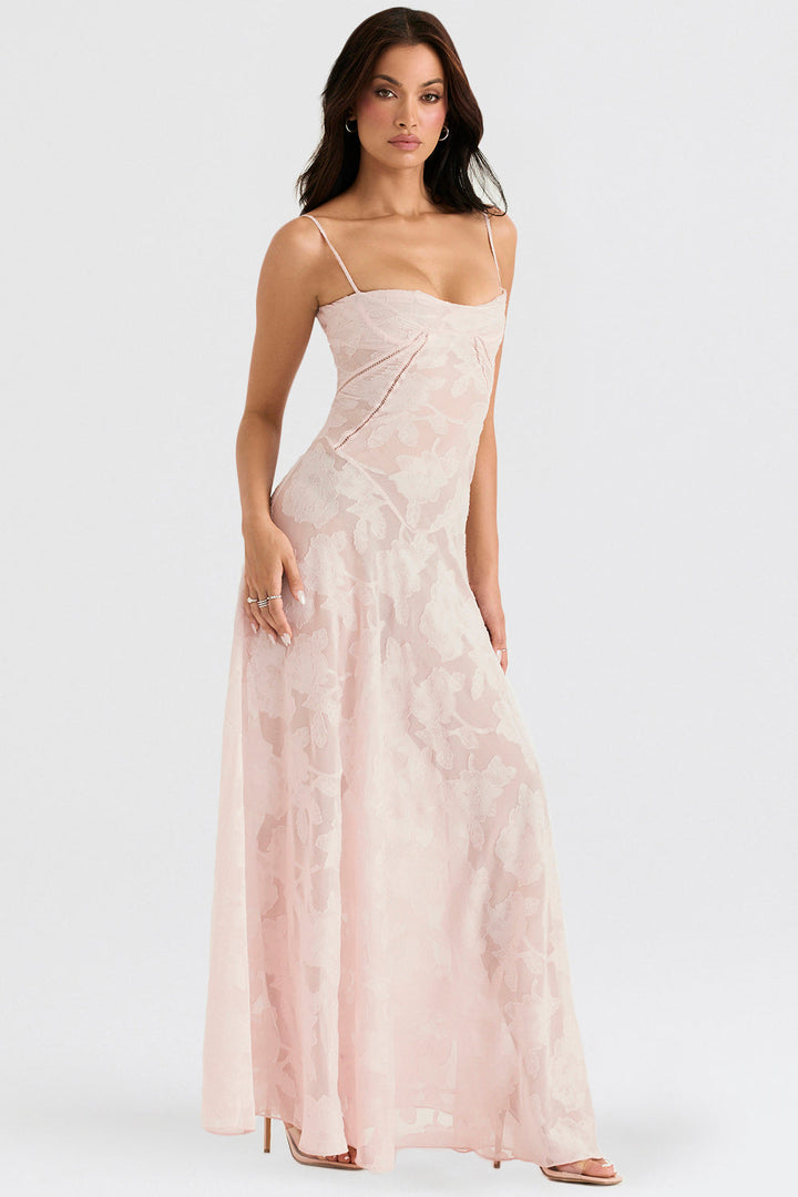 Paulette - Robe longue corset