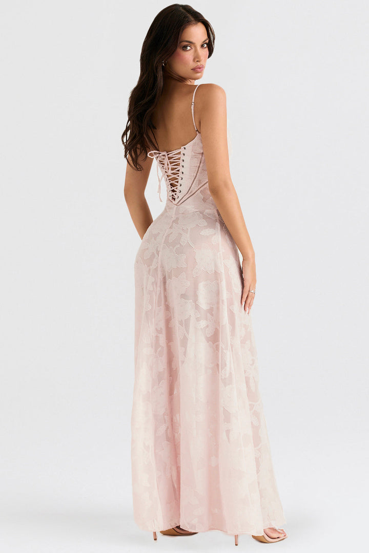 Paulette - Robe longue corset
