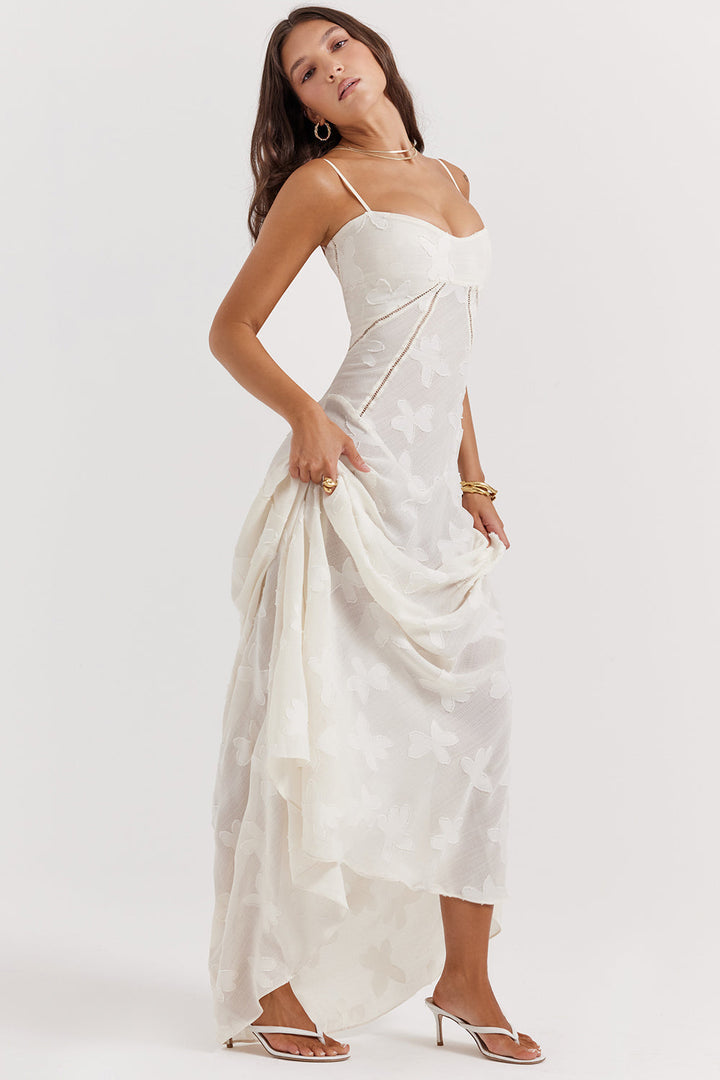 Paulette - Robe longue corset