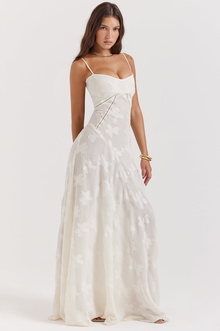 Paulette - Robe longue corset
