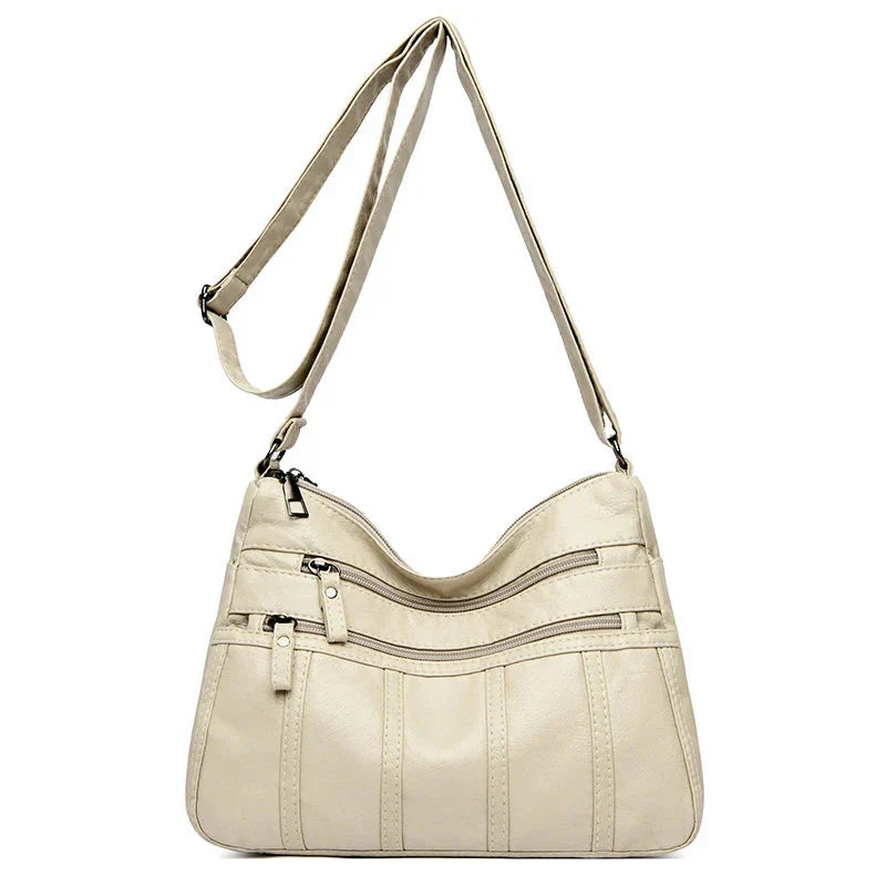 Sac Bandoulière en Cuir Souple Nina