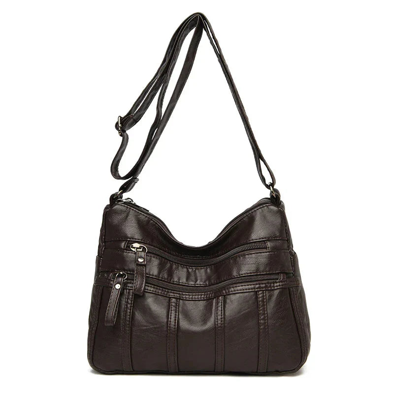 Sac Bandoulière en Cuir Souple Nina