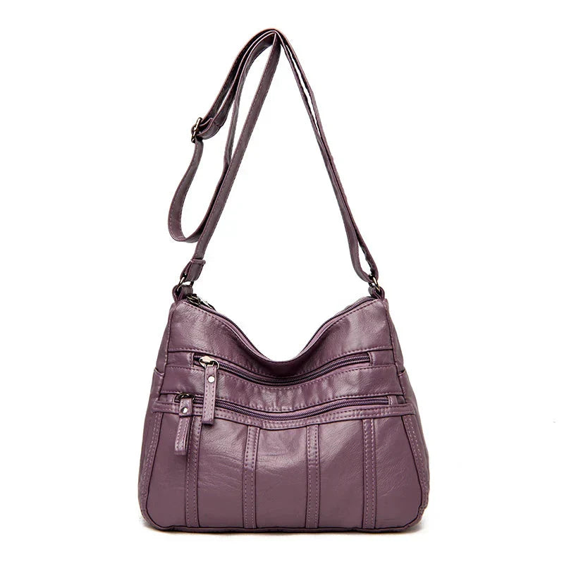 Sac Bandoulière en Cuir Souple Nina