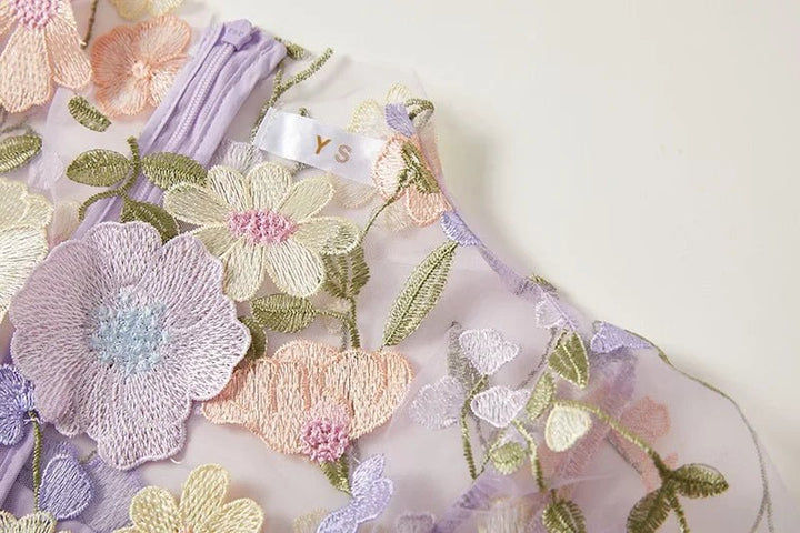 Sophia™ | Robe Midi Élégante avec Motif Floral