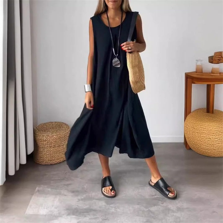 Noemi | Robe sans manches décontractée avec poches