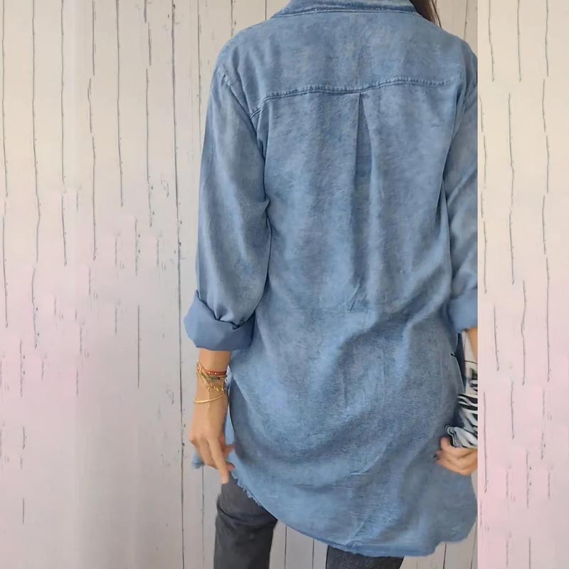 Annelie | Manteau d'été avec patte de boutonnage