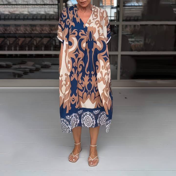 Amelia | Robe Boho qui Couvre le Ventre