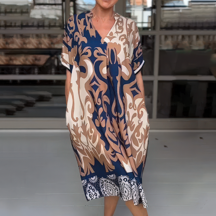 Amelia | Robe Boho qui Couvre le Ventre