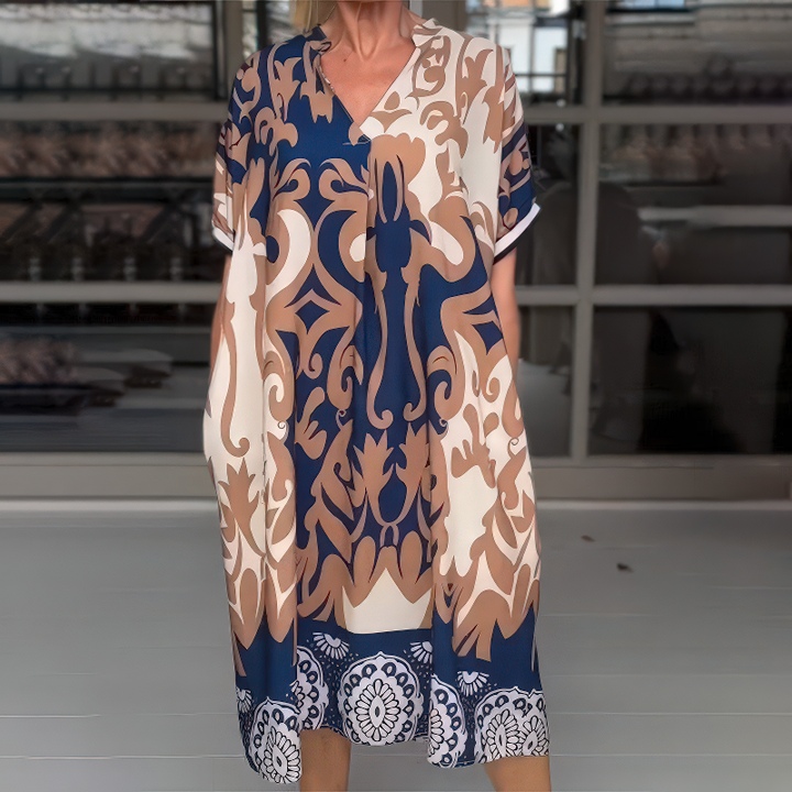 Amelia | Robe Boho qui Couvre le Ventre