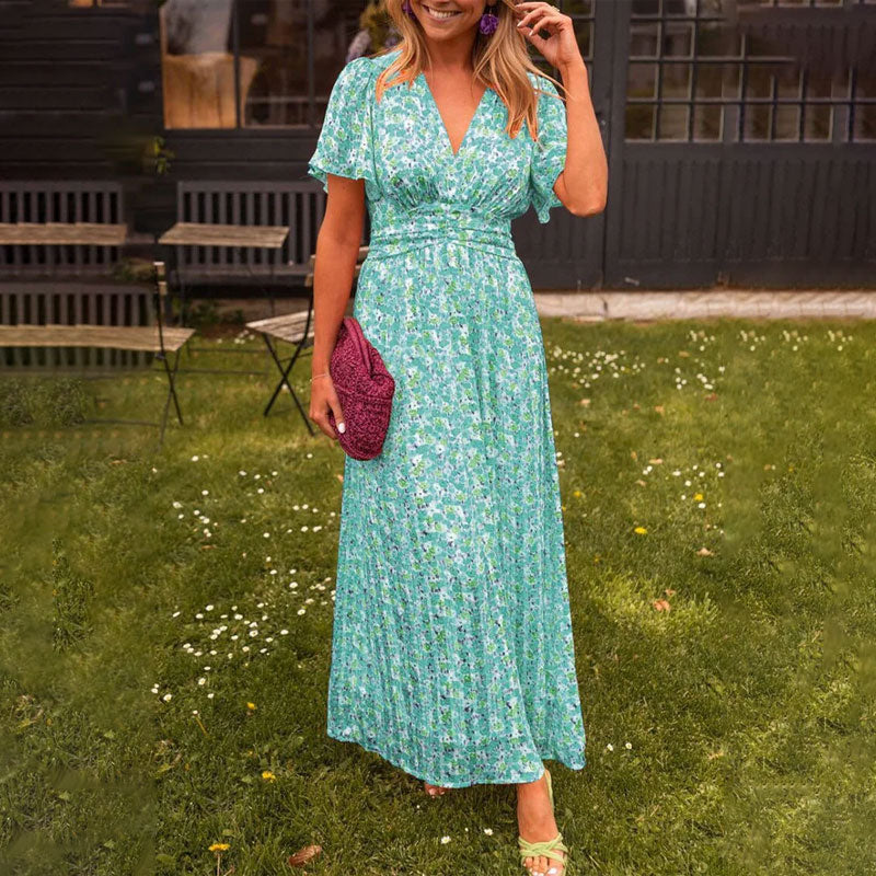 Romy | Robe d'été avec décolleté en V