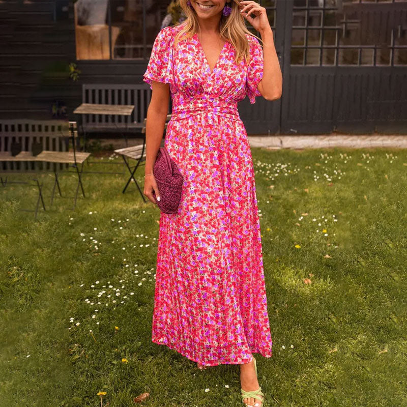 Romy | Robe d'été avec décolleté en V