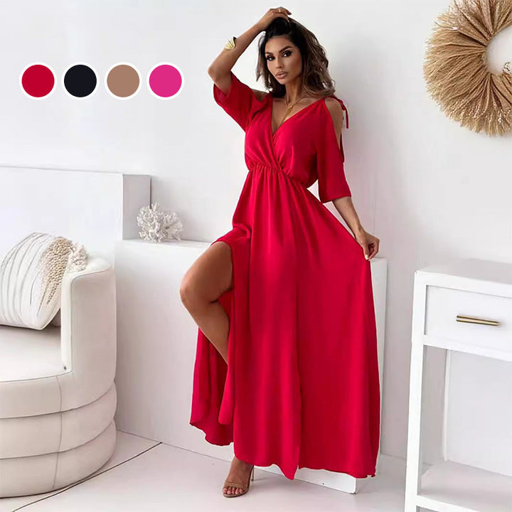 Sienna | Robe élégante avec fente latérale