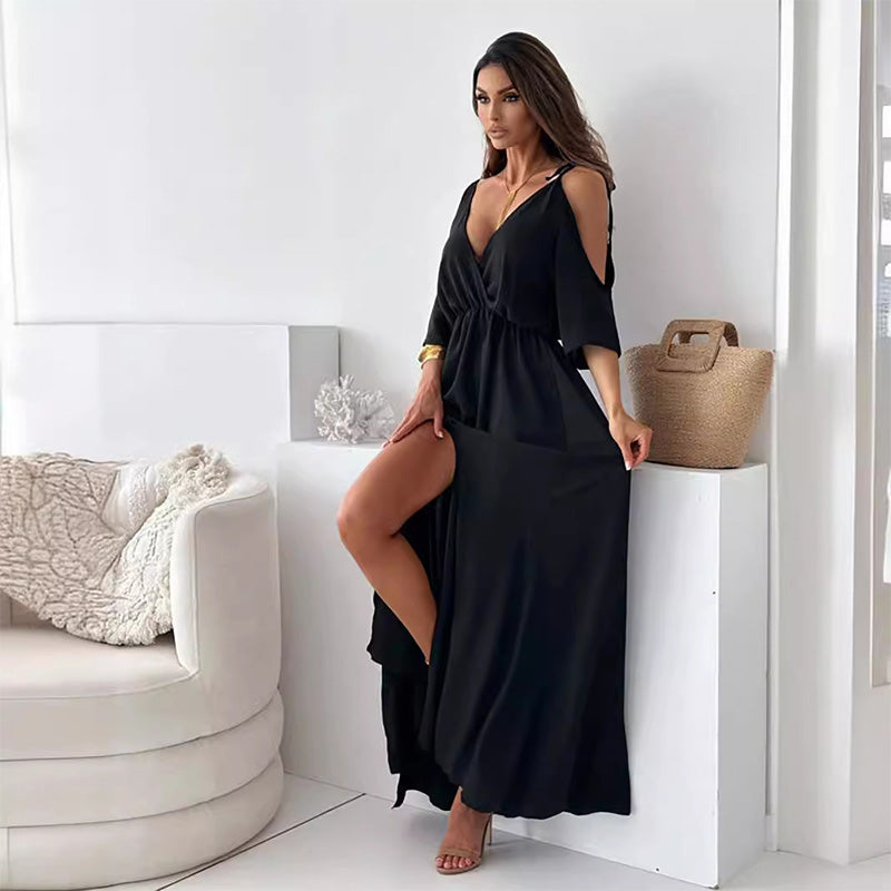 Sienna | Robe élégante avec fente latérale