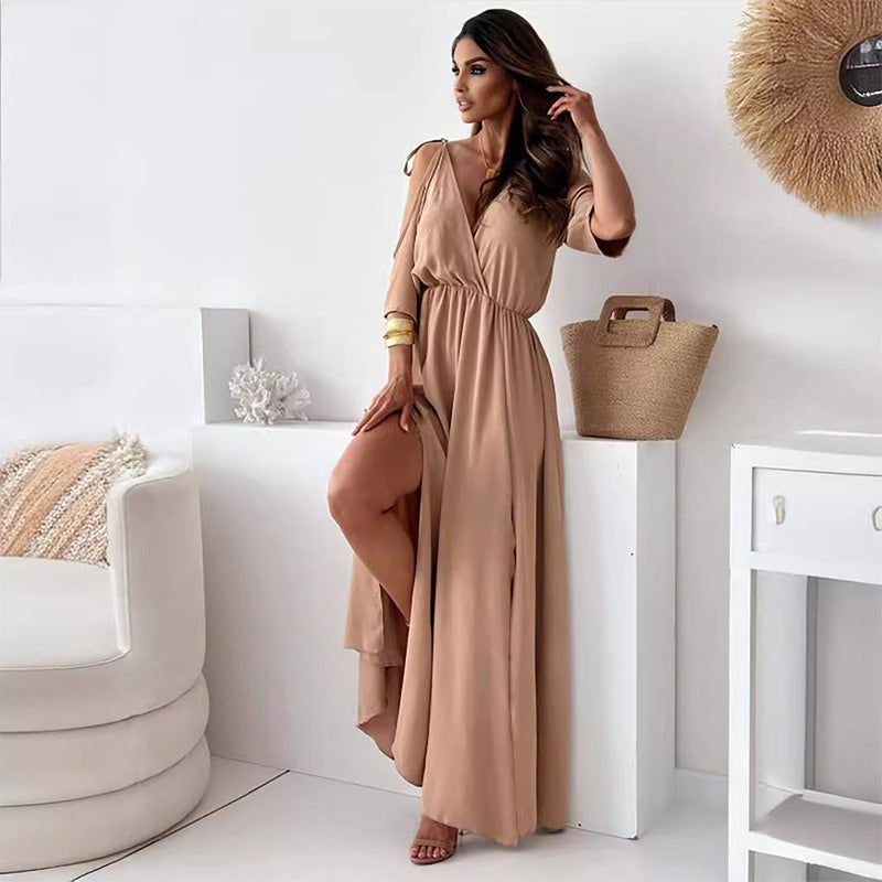 Sienna | Robe élégante avec fente latérale