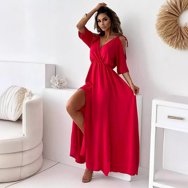 Sienna | Robe élégante avec fente latérale