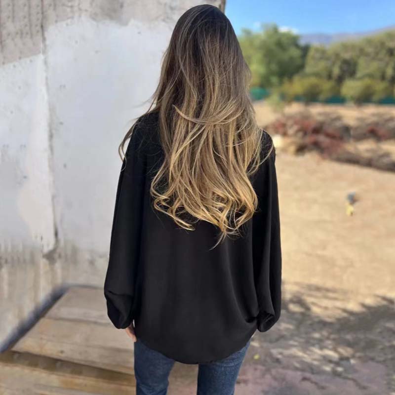 Clara | Blouse chic avec finition veloutée