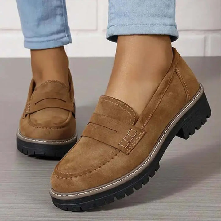 Élodie™ | Mocassins Intemporels en Daim