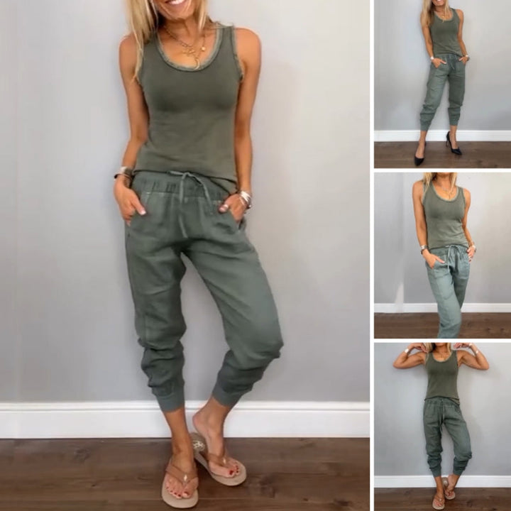 Gabriella | Ensemble Décontracté Deux Pièces pour un Style Naturel et un Confort Frais