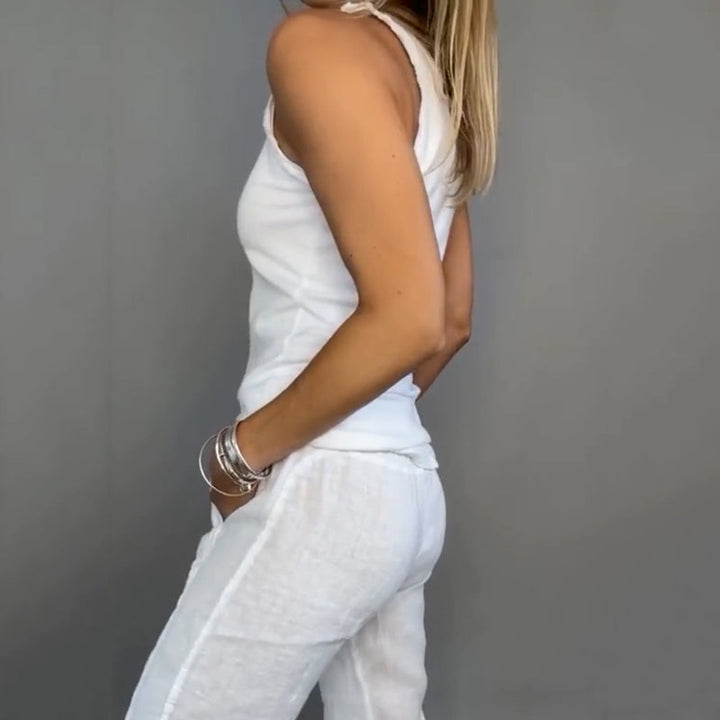 Gabriella | Ensemble Décontracté Deux Pièces pour un Style Naturel et un Confort Frais