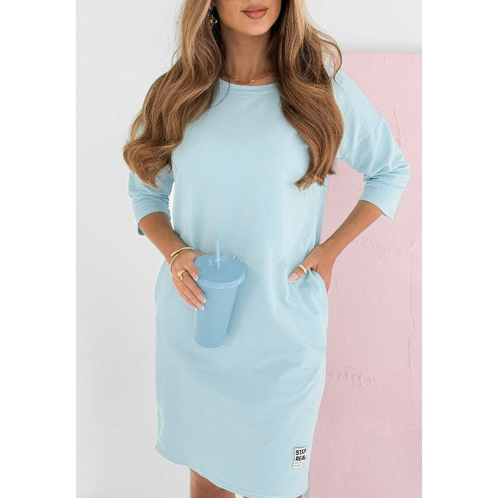Mira | Robe à manches 3/4 avec poches