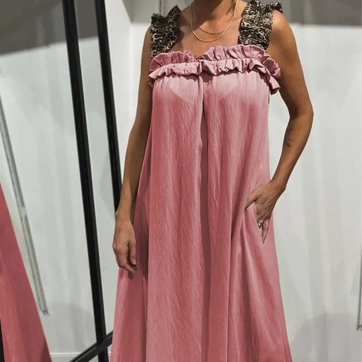 Tabea | Robe sans manches décontractée avec poches