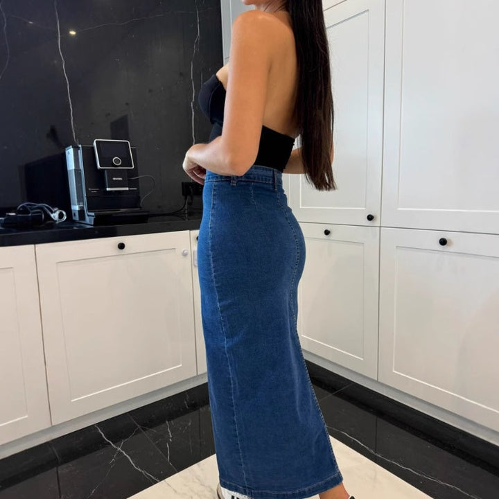 Chiara | Jupe en jean tendance et ajustée