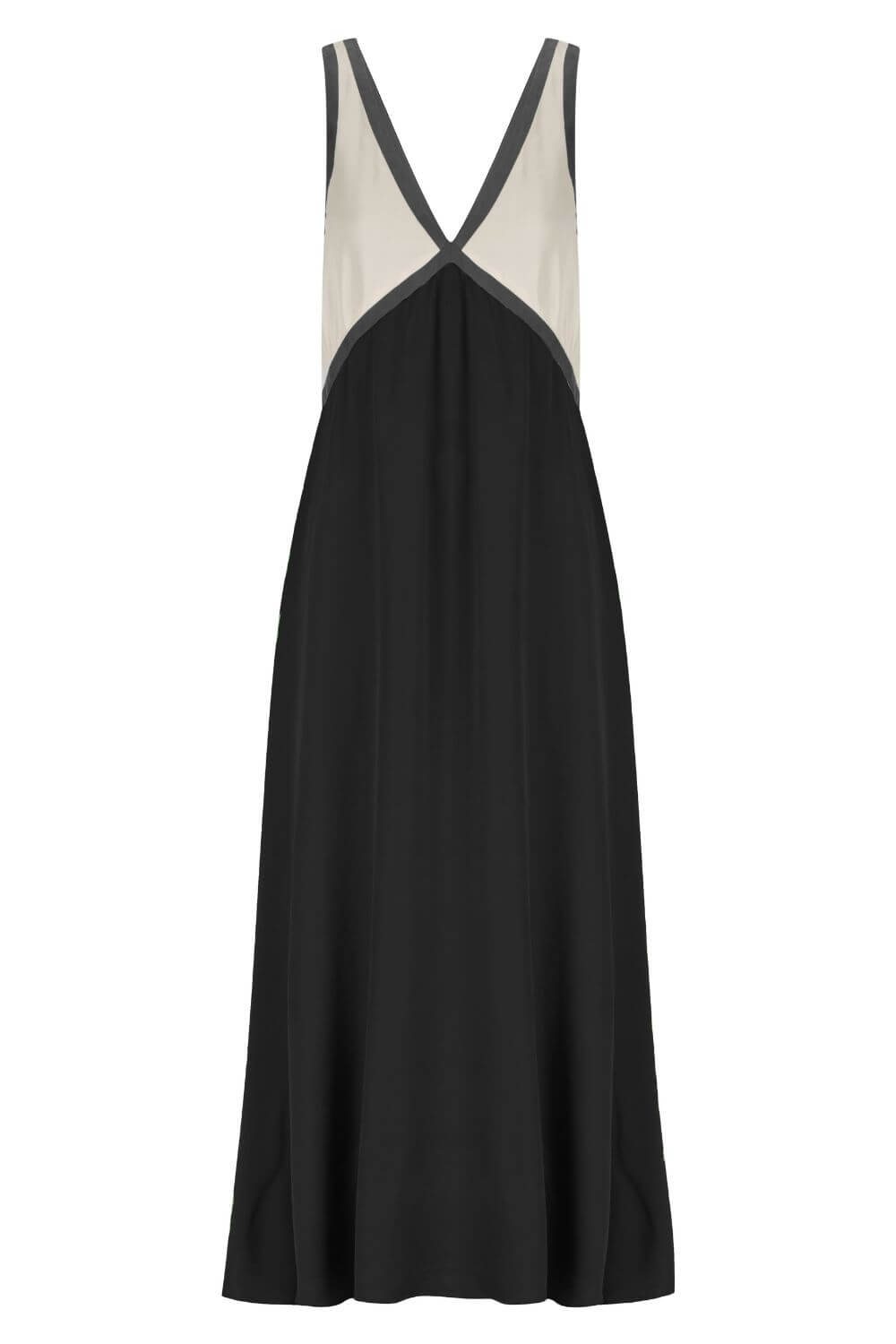 Agate | Robe Midi avec Décolleté en V effet Suédine